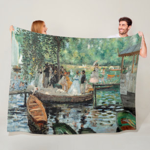 Pierre-Auguste Renoir La Grenouill Fleece Blanket