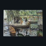 Pierre-Auguste Renoir - La Grenouillere Doormat<br><div class="desc">La Grenouillere - Pierre-Auguste Renoir,  Oil on Canvas,  1869</div>