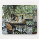 Pierre-Auguste Renoir - La Grenouillere Mouse Pad<br><div class="desc">La Grenouillere - Pierre-Auguste Renoir,  Oil on Canvas,  1869</div>