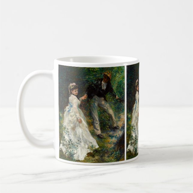 Pierre-Auguste Renoir - La Promenade Coffee Mug (Left)
