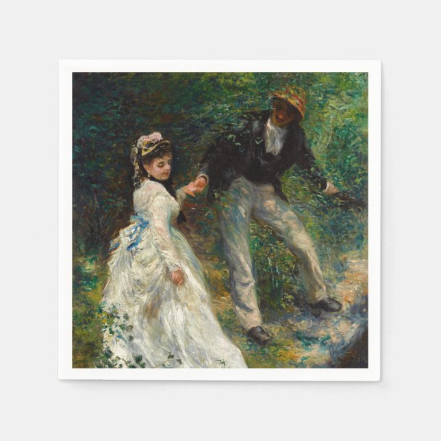 Pierre-Auguste Renoir - La Promenade Napkin (Front)