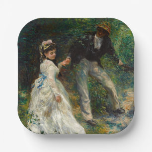Pierre-Auguste Renoir - La Promenade Paper Plate