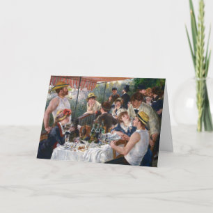 Pierre-Auguste Renoir - Luncheon of Boating Party Card