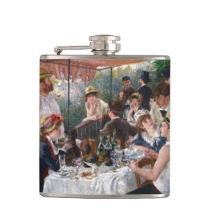 Pierre-Auguste Renoir - Luncheon of Boating Party Hip Flask