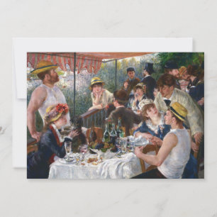 Pierre-Auguste Renoir - Luncheon of Boating Party Invitation