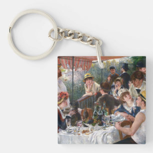 Pierre-Auguste Renoir - Luncheon of Boating Party Key Ring
