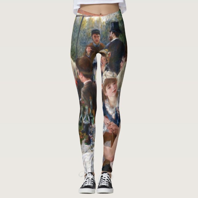 Pierre-Auguste Renoir - Luncheon of Boating Party Leggings (Front)