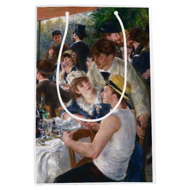 Pierre-Auguste Renoir - Luncheon of Boating Party Medium Gift Bag (Front)
