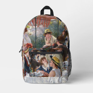 Pierre-Auguste Renoir - Luncheon of Boating Party Printed Backpack
