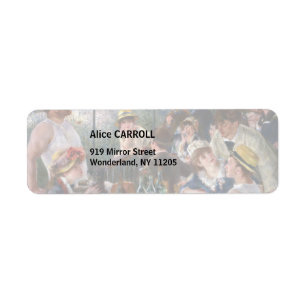 Pierre-Auguste Renoir - Luncheon of Boating Party Return Address Label