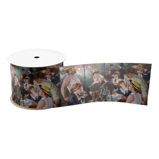 Pierre-Auguste Renoir - Luncheon of Boating Party Satin Ribbon (Spool)