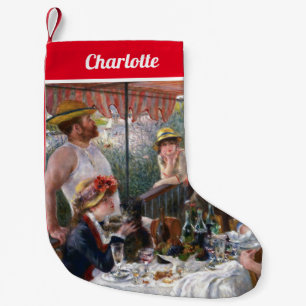 Pierre-Auguste Renoir - Luncheon of Boating Party Small Christmas Stocking