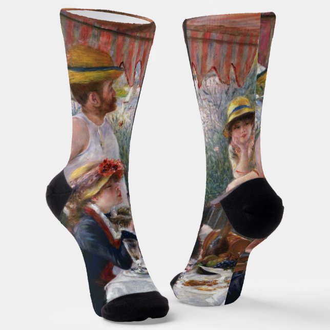 Pierre-Auguste Renoir - Luncheon of Boating Party Socks (Angled)