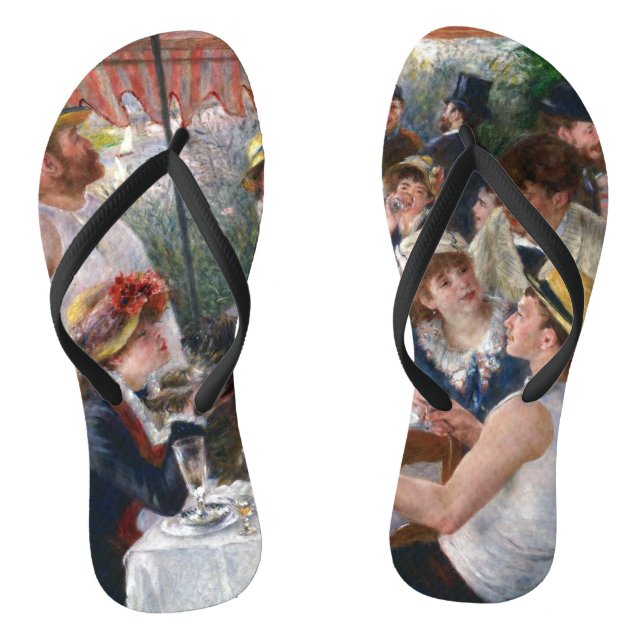 Pierre-Auguste Renoir - Luncheon of Boating Party Thongs (Footbed)