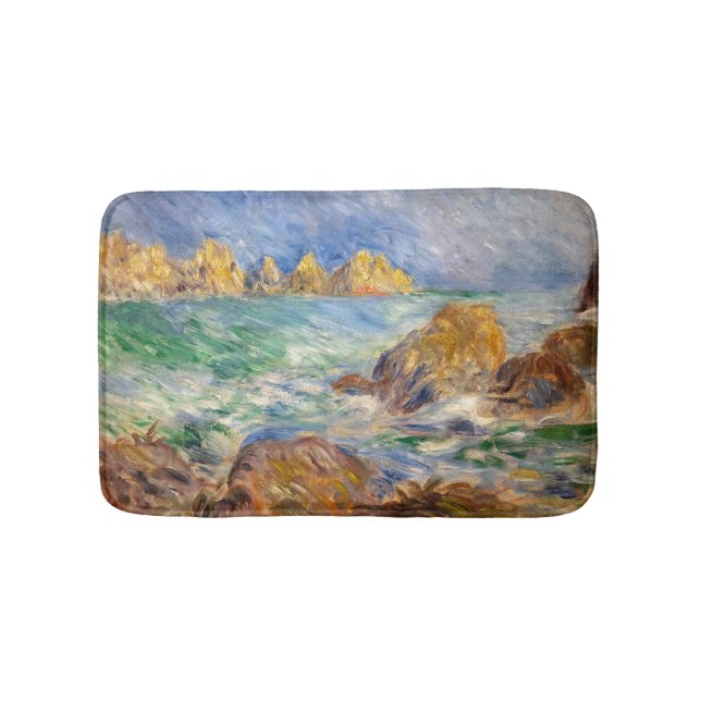 Pierre-Auguste Renoir - Marine, Guernesey Bath Mat (Front)