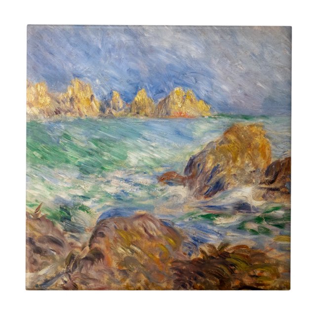Pierre-Auguste Renoir - Marine, Guernesey Ceramic Tile (Front)