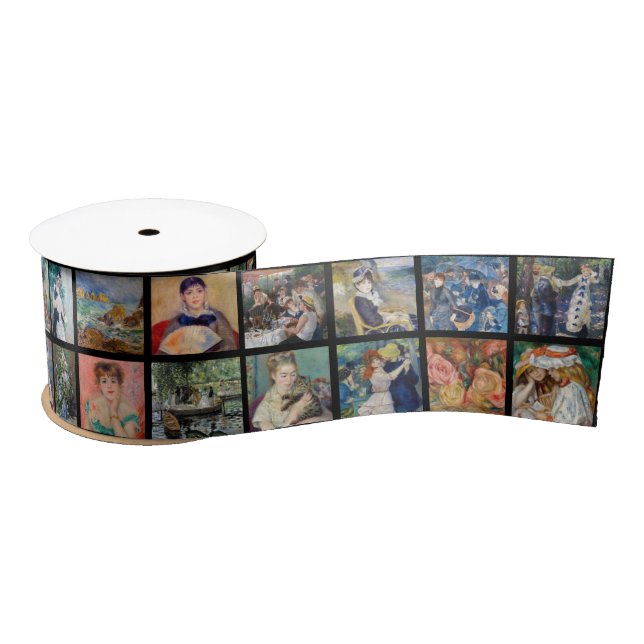 Pierre-Auguste Renoir - Masterpieces Collage Satin Ribbon (Spool)