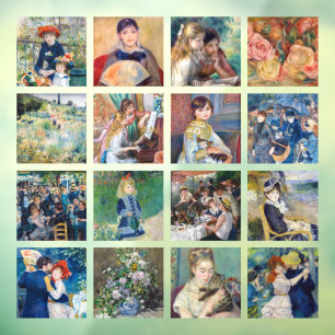 Pierre-Auguste Renoir - Masterpieces Grid Collage