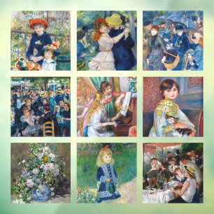 Pierre-Auguste Renoir - Masterpieces Grid Collage
