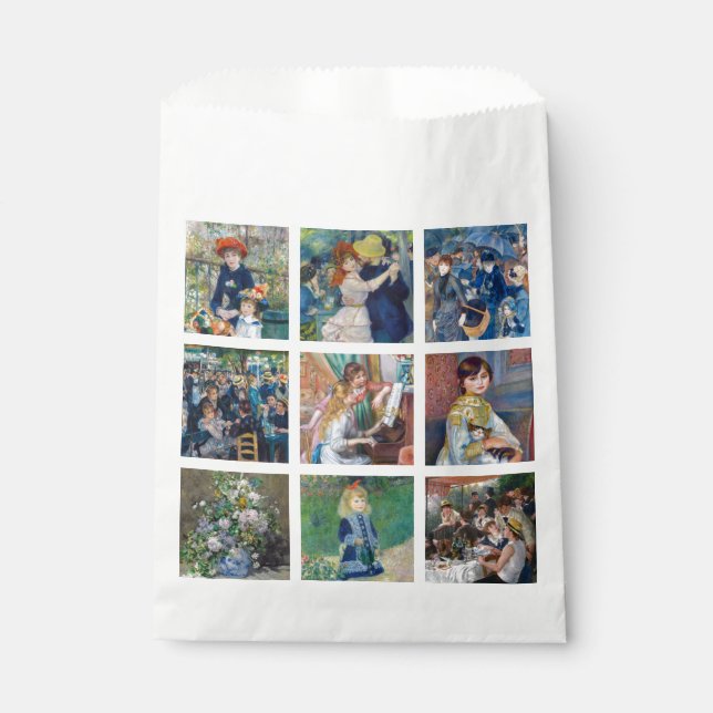 Pierre-Auguste Renoir - Masterpieces Grid Collage Favour Bag (Front)