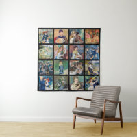 Pierre-Auguste Renoir - Masterpieces Grid Collage