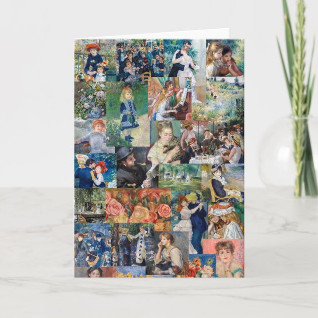 Pierre-Auguste Renoir - Masterpieces Patchwork Card (Front)