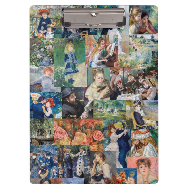 Pierre-Auguste Renoir - Masterpieces Patchwork Clipboard (Front)