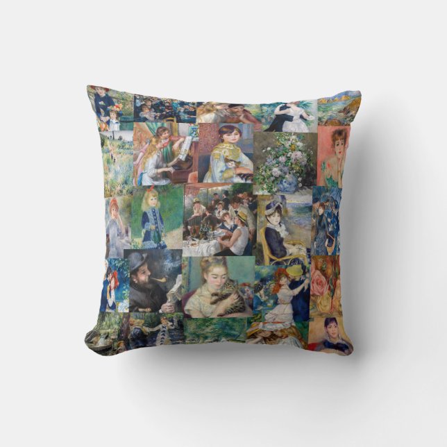 Pierre-Auguste Renoir - Masterpieces Patchwork Cushion (Front)