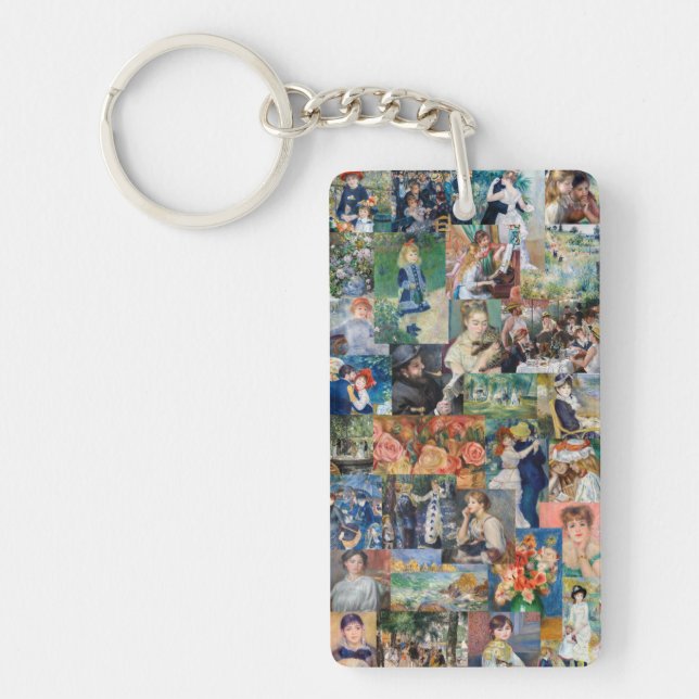 Pierre-Auguste Renoir - Masterpieces Patchwork Key Ring (Front)