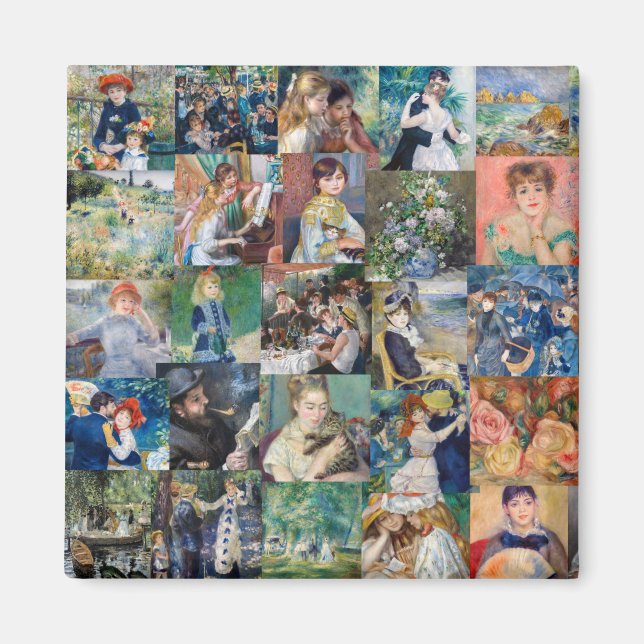 Pierre-Auguste Renoir - Masterpieces Patchwork Magnet (Front)