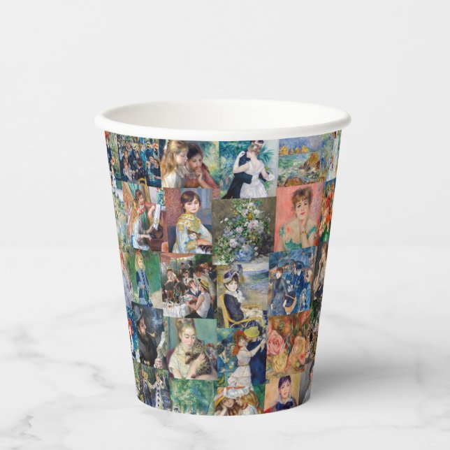 Pierre-Auguste Renoir - Masterpieces Patchwork Paper Cups (Front)