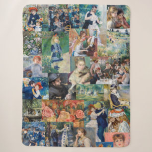 Pierre-Auguste Renoir - Masterpieces Patchwork Sherpa Blanket