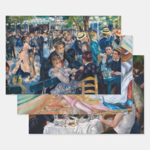 Pierre-Auguste Renoir - Masterpieces Selection Wrapping Paper Sheet