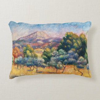 Pierre-Auguste Renoir - Montagne Sainte-Victoire Decorative Cushion