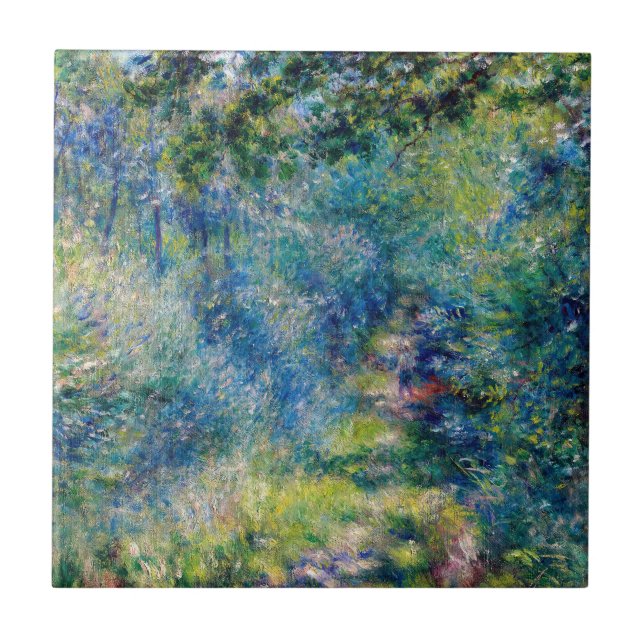 Pierre-Auguste Renoir - Path in the Forest Ceramic Tile (Front)