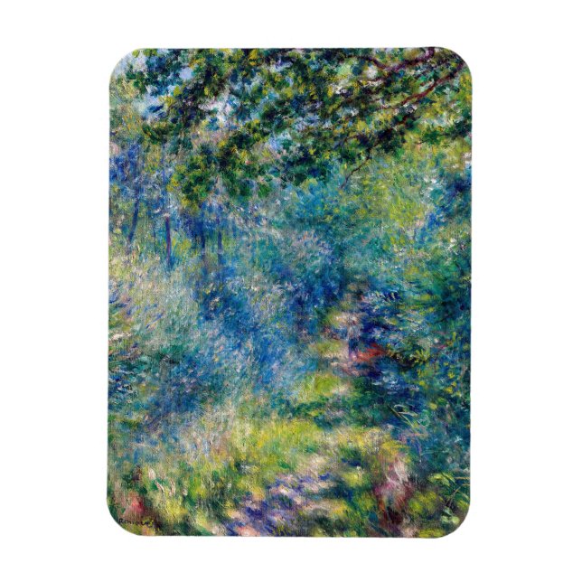Pierre-Auguste Renoir - Path in the Forest Magnet (Vertical)