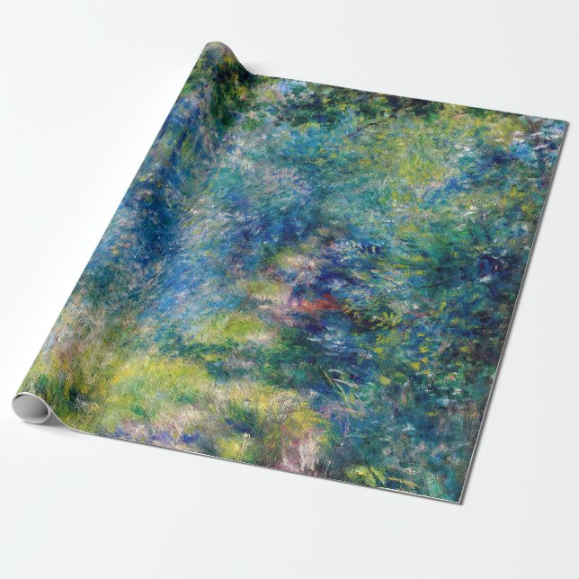 Pierre-Auguste Renoir - Path in the Forest Wrapping Paper (Unrolled)