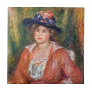 Pierre-Auguste Renoir - Portrait of Seated Woman Ceramic Tile