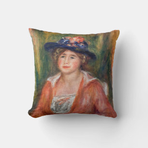 Pierre-Auguste Renoir - Portrait of Seated Woman Cushion
