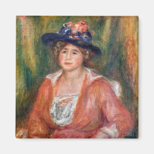 Pierre-Auguste Renoir - Portrait of Seated Woman Magnet