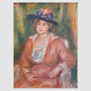 Pierre-Auguste Renoir - Portrait of Seated Woman Tissue Paper