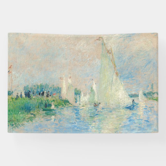 Pierre-Auguste Renoir - Regatta at Argenteuil Banner (Horizontal)