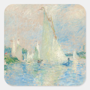 Pierre-Auguste Renoir - Regatta at Argenteuil Square Sticker