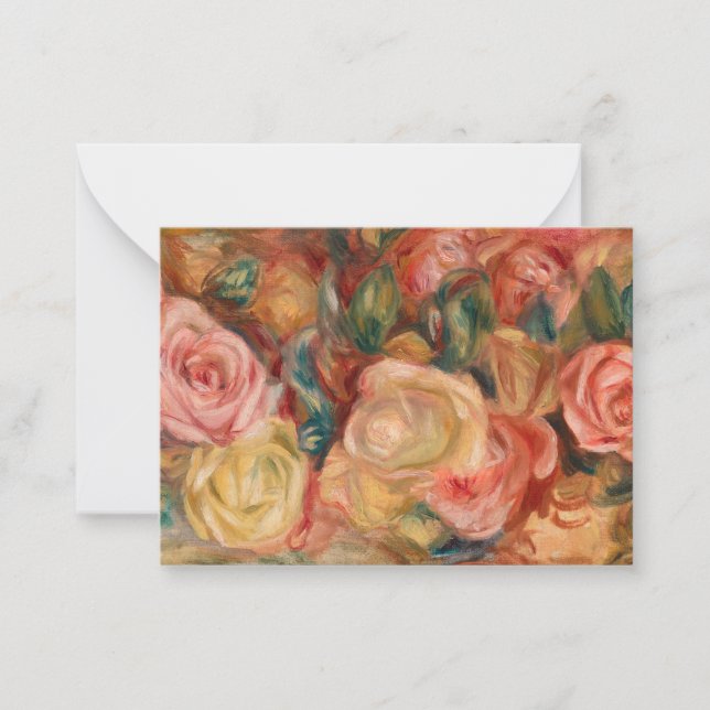 Pierre-Auguste Renoir - Roses Card (Front)