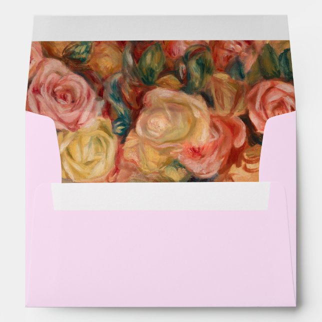 Pierre-Auguste Renoir - Roses Envelope (Back (Bottom))