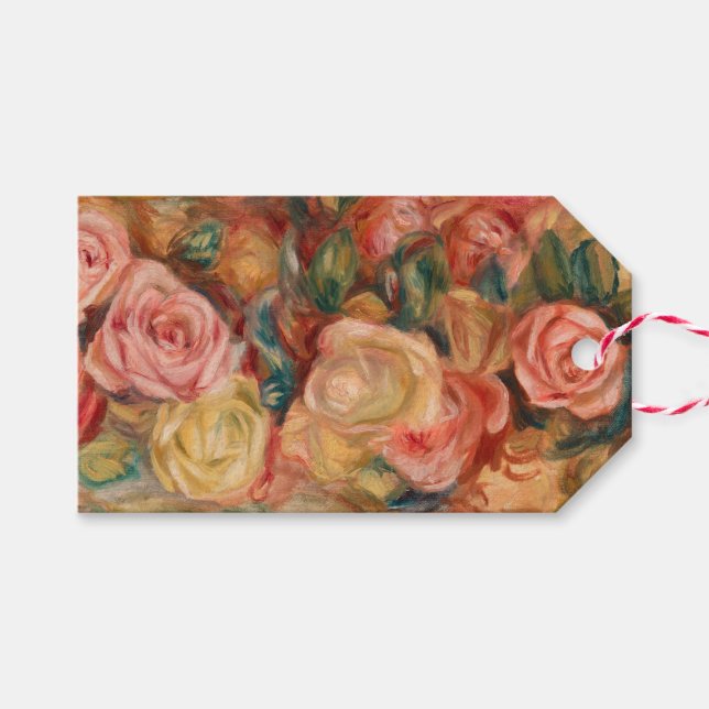 Pierre-Auguste Renoir - Roses Gift Tags (Front (Horizontal))