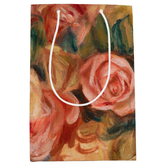 Pierre-Auguste Renoir - Roses Medium Gift Bag (Front)