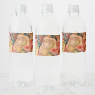 Pierre-Auguste Renoir - Roses Water Bottle Label