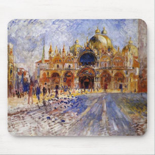 Pierre Auguste Renoir - San Marco Plaza Mouse Pad