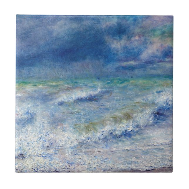 Pierre-Auguste Renoir - Seascape Ceramic Tile (Front)